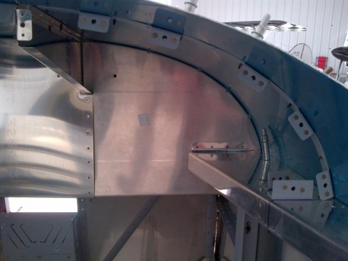 Right side brackets in place