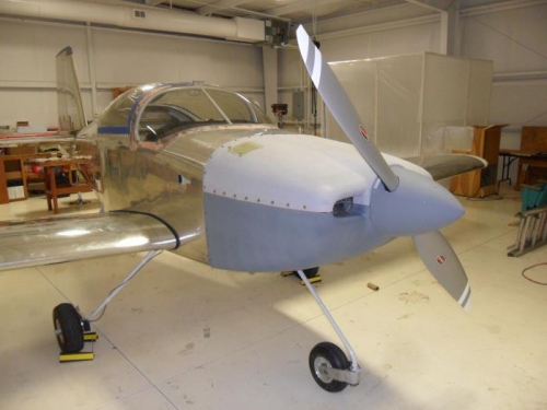 Test fitting cowling and spinner