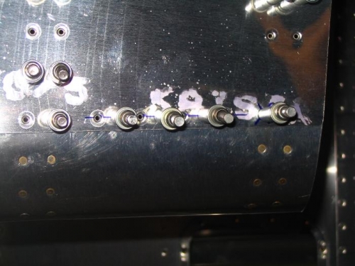 Additional rivets added to aft tailcone