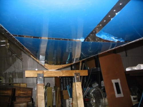 Bottom skin finished!