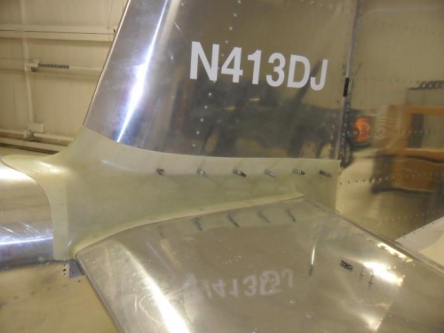 Fitting empennage fairing