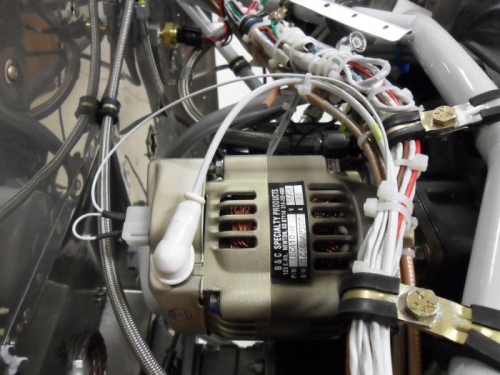 Standby alternator is on...one nut left to torque