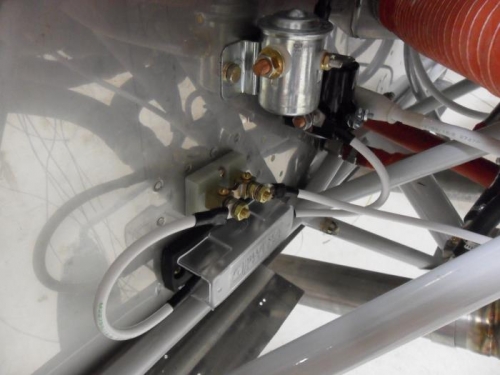 Battery box removed for access