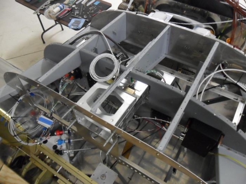 The mess, as seen from above