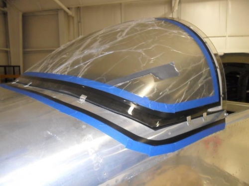 Windshield fairing prep