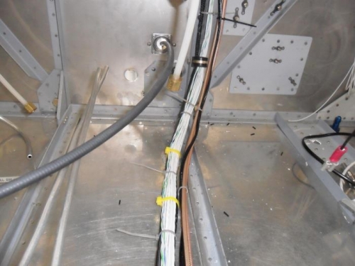 Forward tunnel wire routing