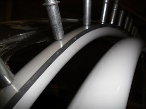 Some trimming on the forward brackets required to lower the front of the canopy