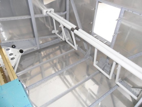 Initial fit of rudder pedals