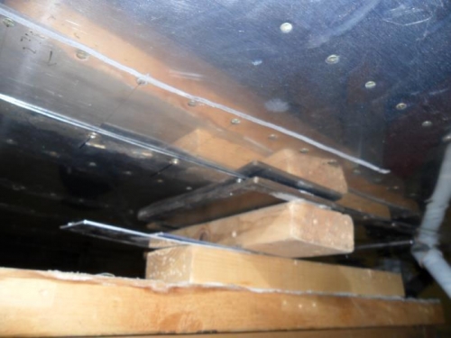 Back riveting the right side