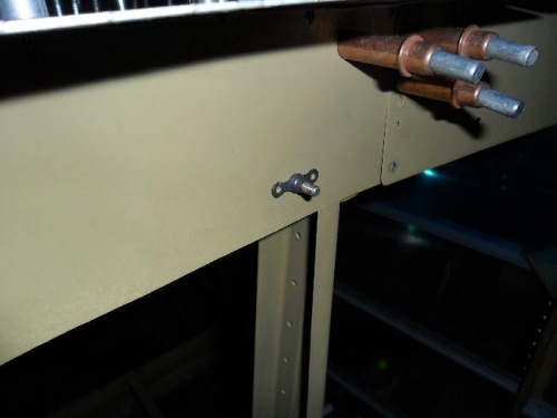 Nutplate attached in reverse as template