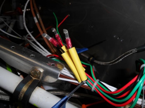 Knife splices for manifold pressure sensor