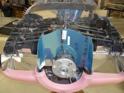 Forward center baffle fitting