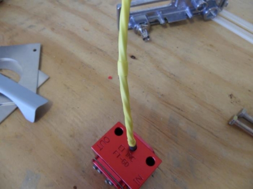 Red cube out, repaired & ready for final installation