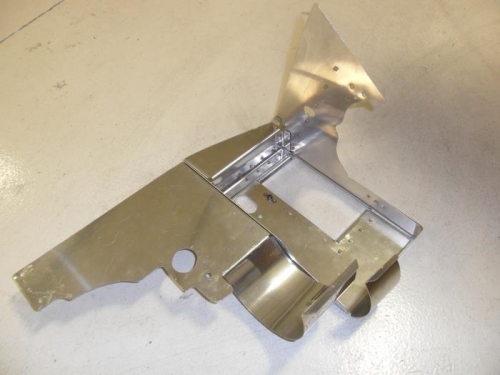 Left aft baffle finally assembled