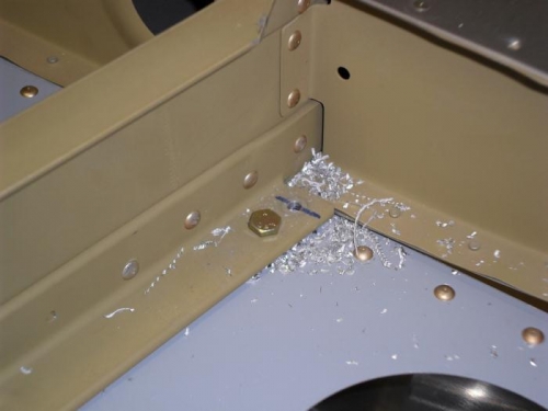 Holes through spar and aft deck