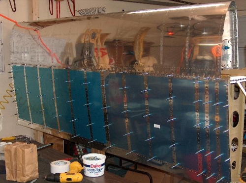 Ready for top skin attachment