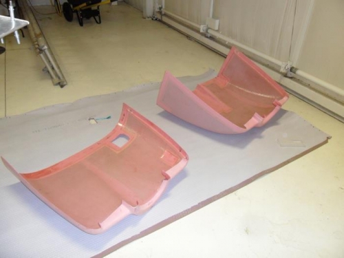 Applying epoxy to cowling