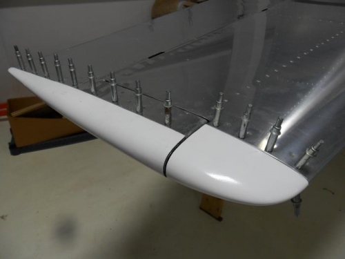 Tips trimmed and initial fitting done