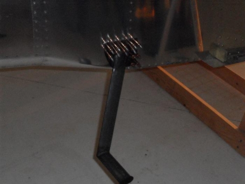 Right hand step after drilling