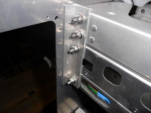 Step 2, remove 4 screws per side to detach racks