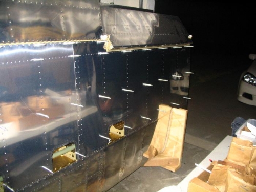 Right lower skin in place