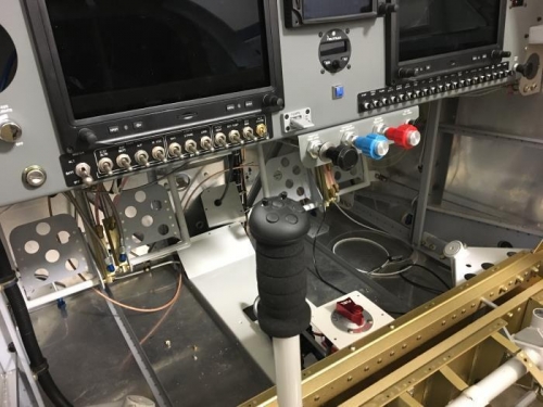 Reconfigured stick and throttle quadrant