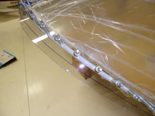 Line marked for finish cut