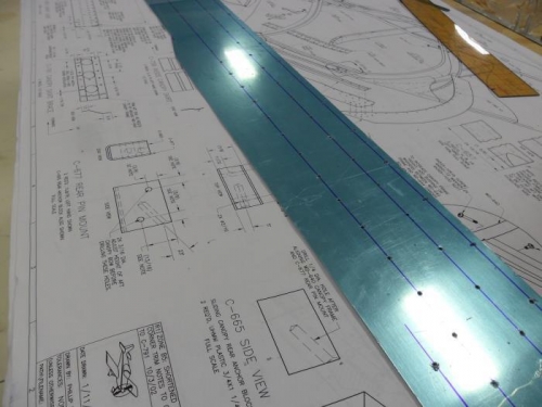 C-660 side skirt cut and drilled