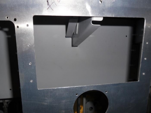 Sub panel and rib interference