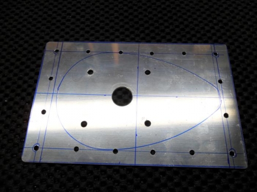 GPS antenna doubler ready for match drilling