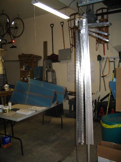 Substructure cleaned, hanging to dry.