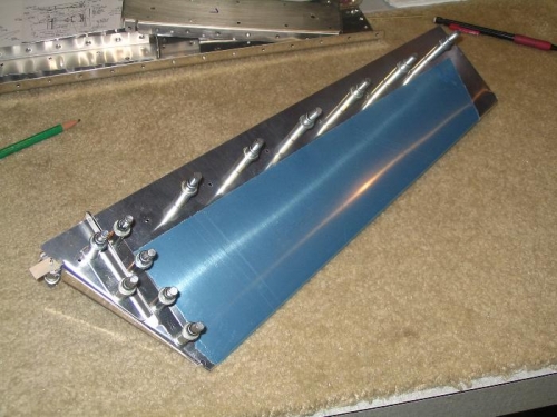 Trim tab prior to priming parts