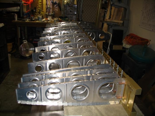 Left wing ribs and main spar