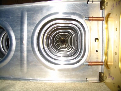 View through lightening holes