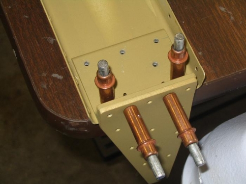 Flap attach bracket after drilling