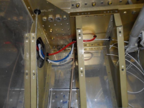 Pitot, AOA & left wing wiring