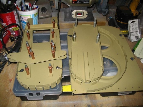 Aft bulkheads ready for assembly