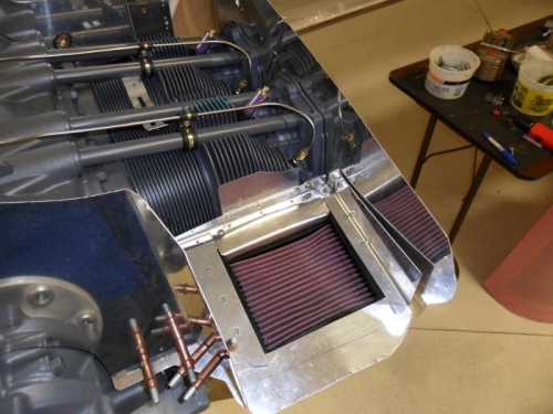 Fitting last part of baffles