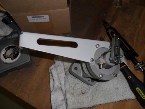 Bracket installed and control arm clocked