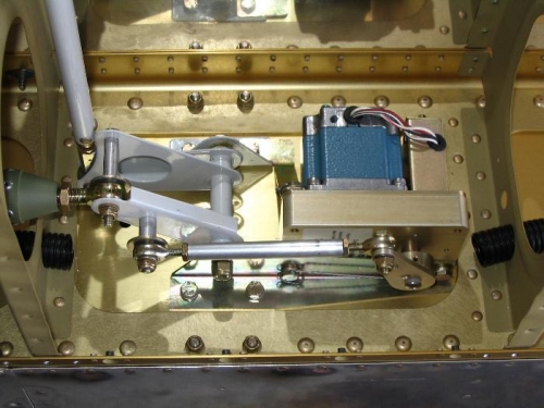 Right wing detail with servo installed