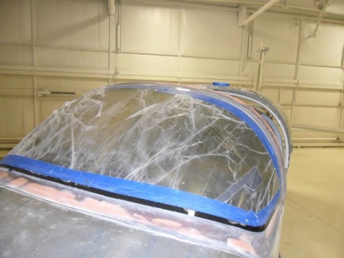 Sanding complete & aft edge trimmed