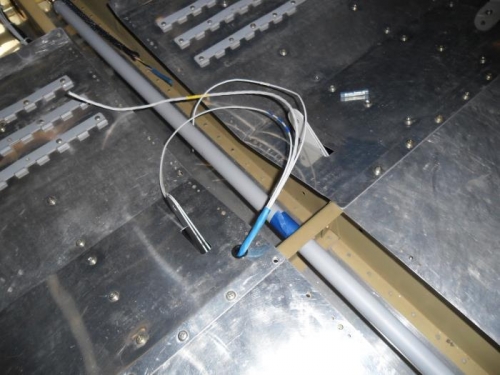 Flap motor & position wires