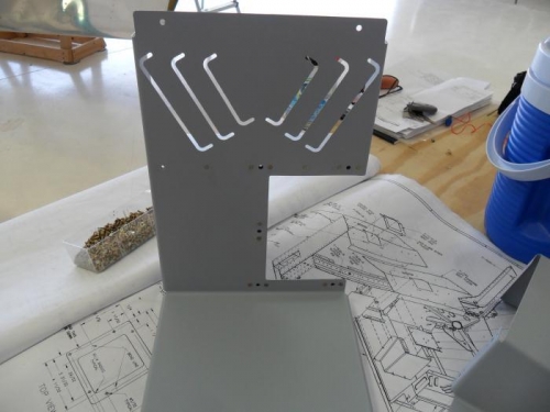 Primed and nutplates attached