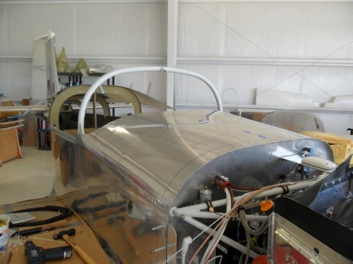 All but center rib finished