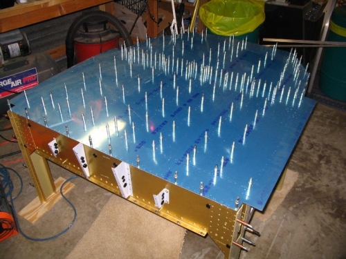 Skin after match drilling to final size