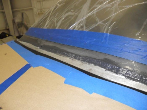 First filler bead applied