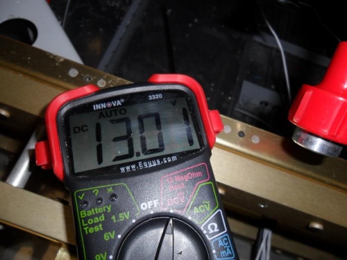 Voltage at the main bus...