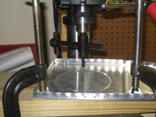 Ready to cut access hole