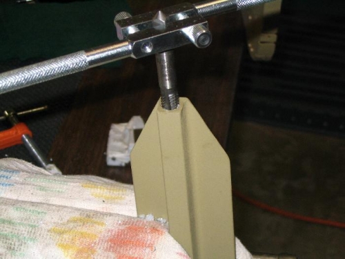 Tapping the aft tie down