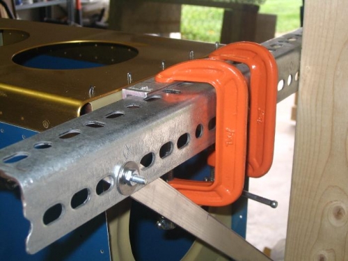 Detail of brace/spar connection